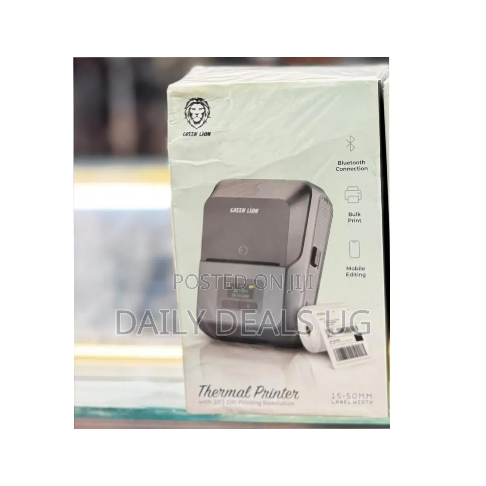 Green Lion Thermal Printer With 203 Dpi Print Resolution, TFT Screen
