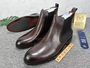 New Men's Classic Men Franco Banetti Leather Boots In Stock