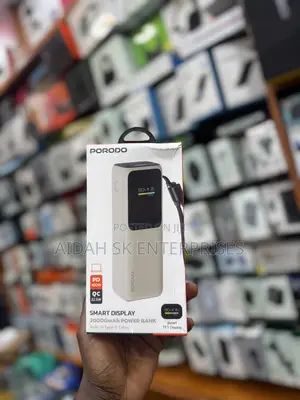 Porodo Smart Display 20000mah Power Bank.