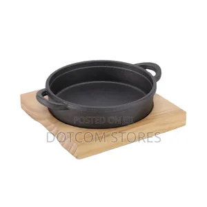 Round Deep Cast Iron Pan