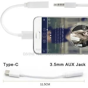 Usb Type C to 3.5mm Headphone Jack Female Audio