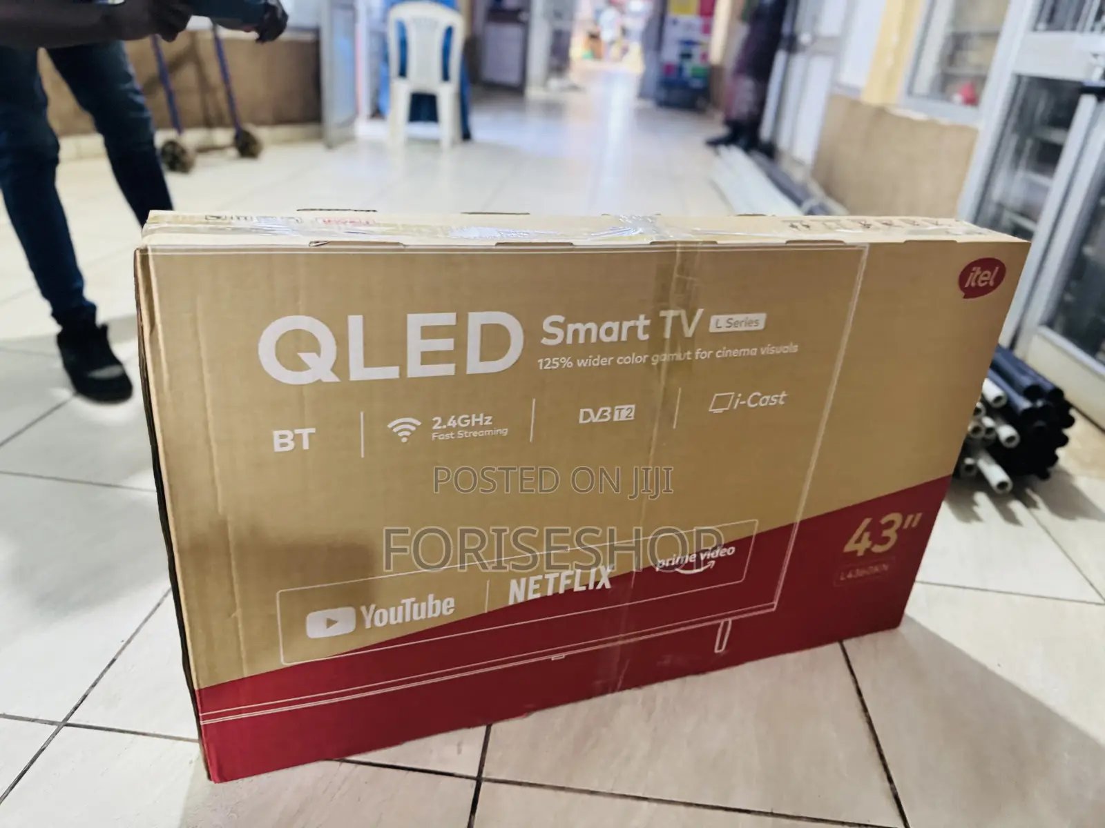 Itel  43inch Smart Tv Qled