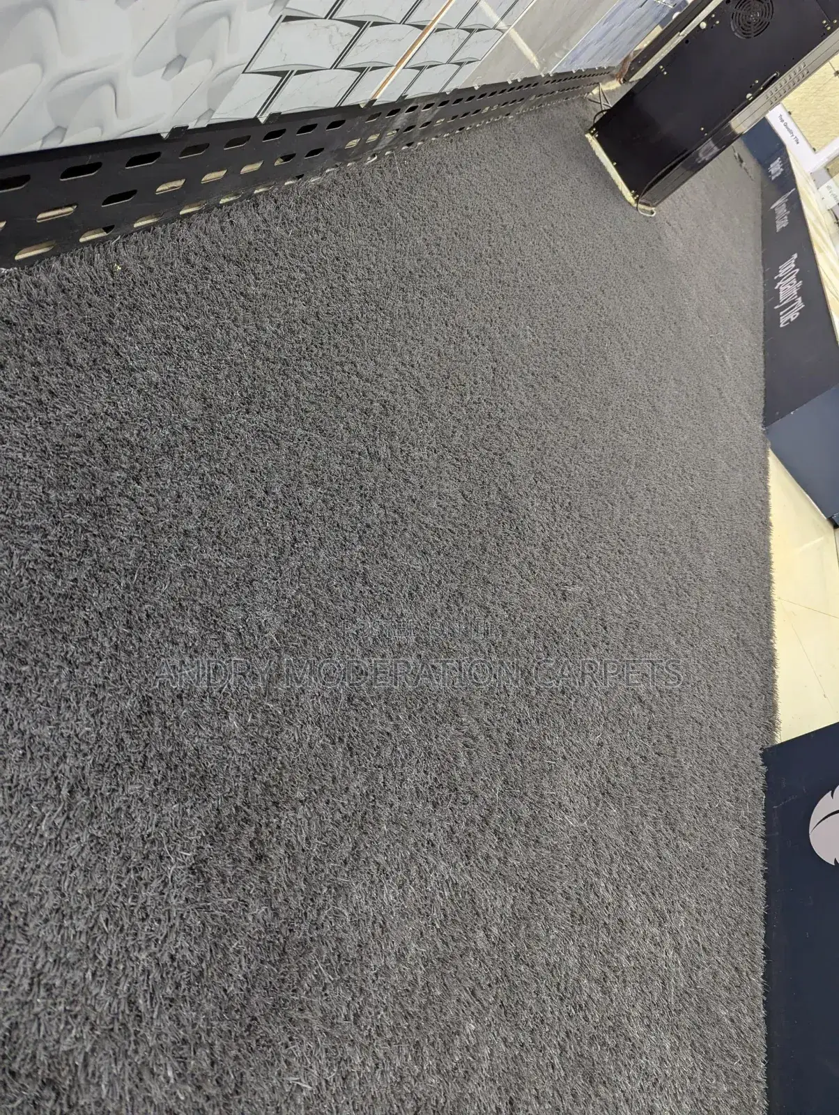 Futus Grey Grass Carpets