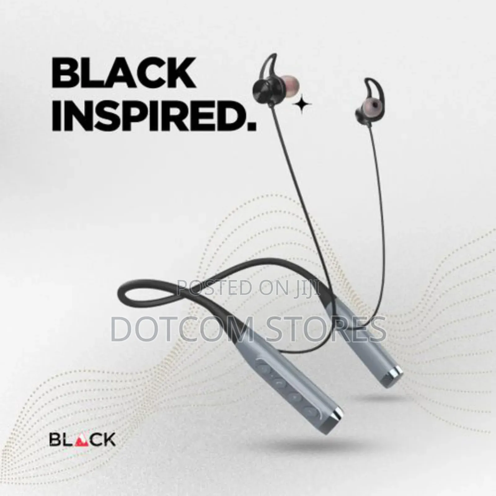 Black Bassband 2 Wireless Bluetooth Neckband