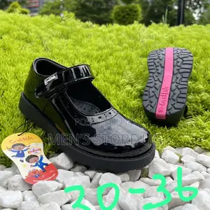 Crab Kids Girls Premium School Shoes Shiny or Clean Off