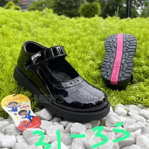 Crab Kids Girls Premium School Shoes Shiny or Clean Off