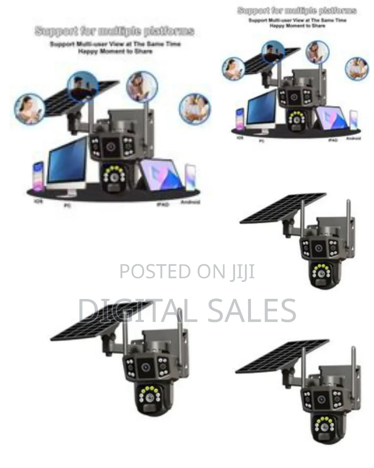 Security Cctv Camera Powered By Solar Energy