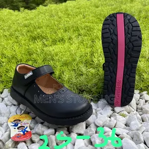 Crab Kids Premium Girls School Shoes Leather