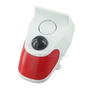 Motion Sensor Alarm, Wifi Solar Security Siren Light