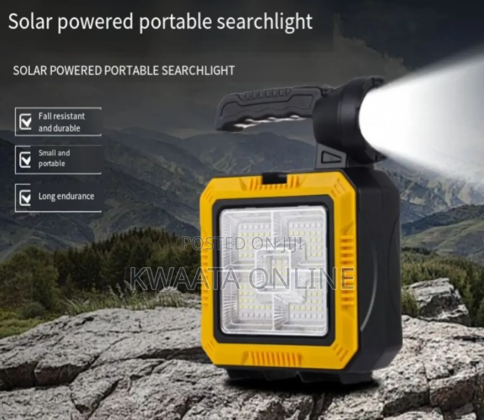 Rechargeable Led Flashlight With Portable Tool Box - Multifunctional