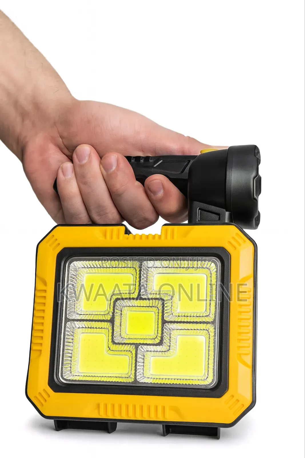 Rechargeable Led Flashlight With Portable Tool Box - Multifunctional
