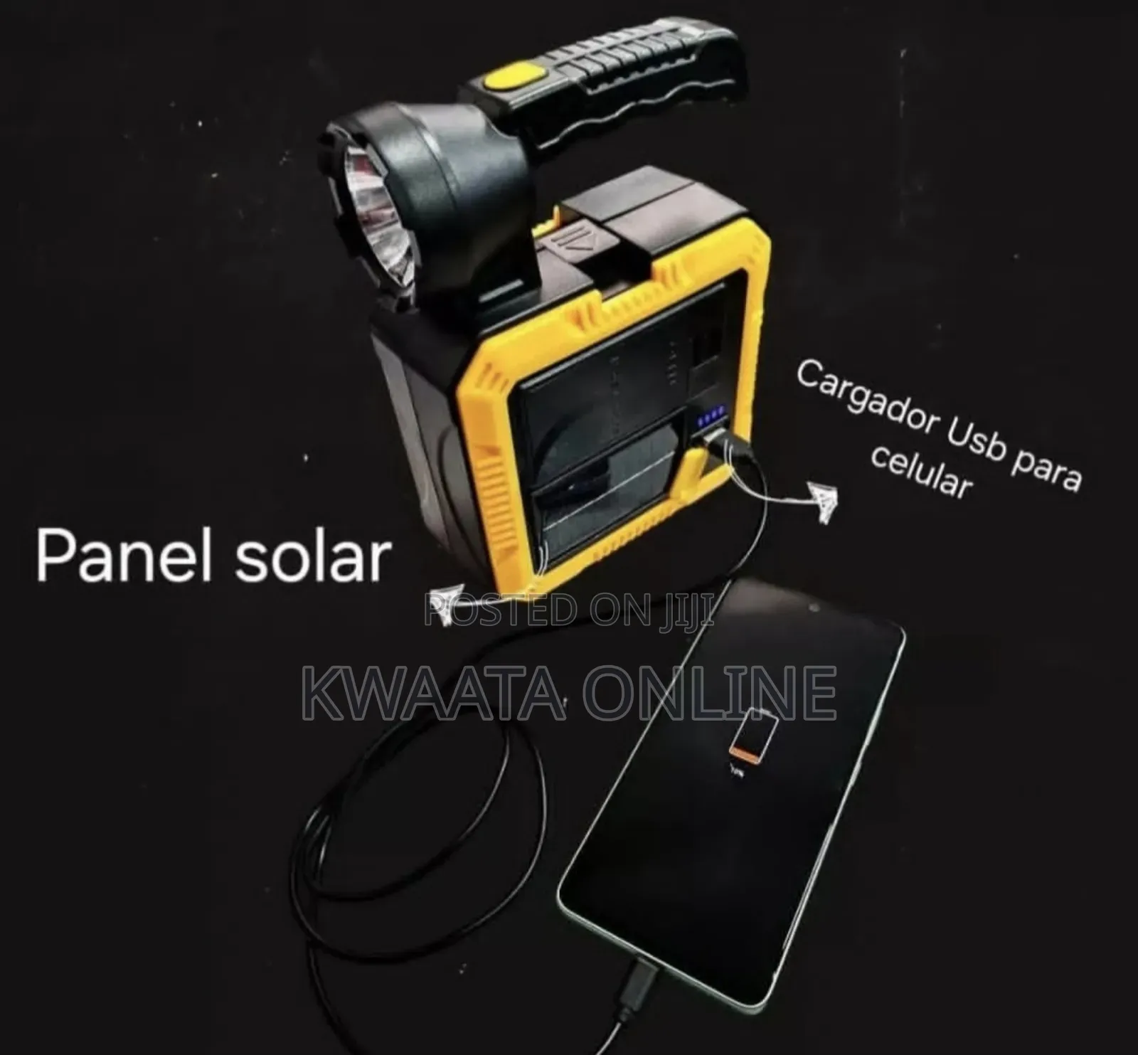 Rechargeable Led Flashlight With Portable Tool Box - Multifunctional