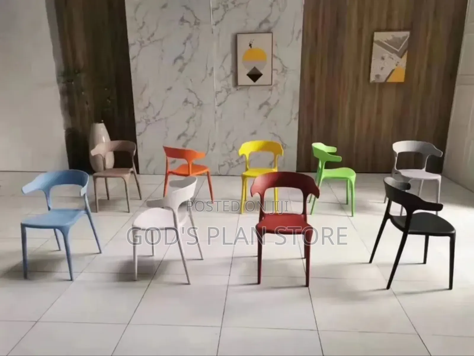 Cow Horn Plastic Chairs Plastic Chairs