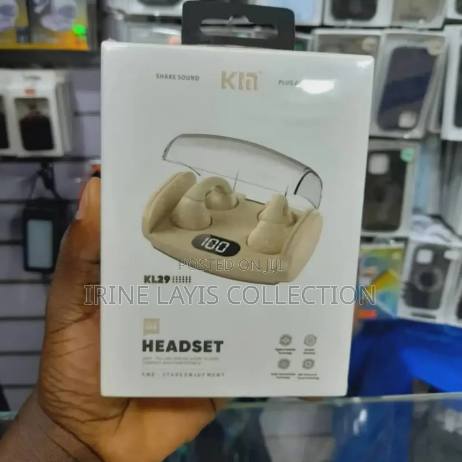 Ear Clip Wireless Headset.