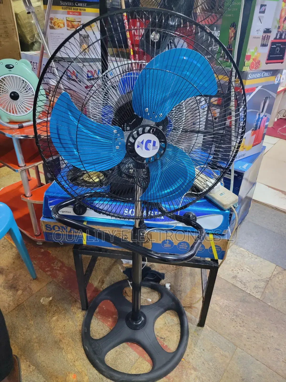 XCL Stand Fan Black