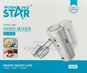 Electric Hand Mixer,Winning Star St-5533 Multipurpose Whisk Mini Mixer