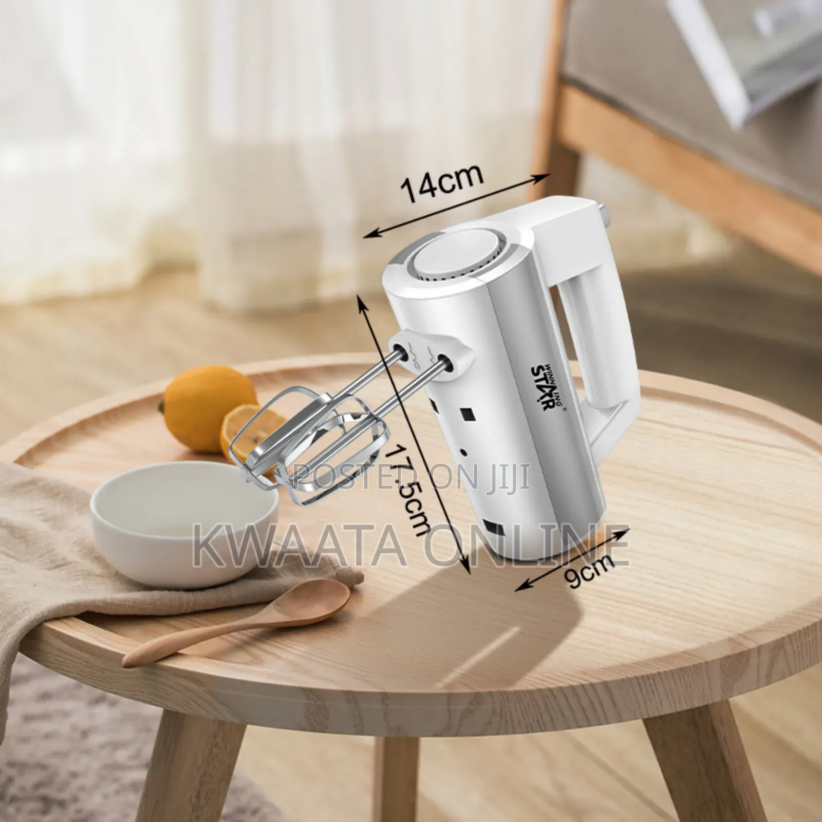 Electric Hand Mixer,Winning Star St-5533 Multipurpose Whisk Mini Mixer