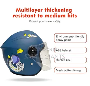 Open-face Kids' Motorcycle Or Scooter Helmet.