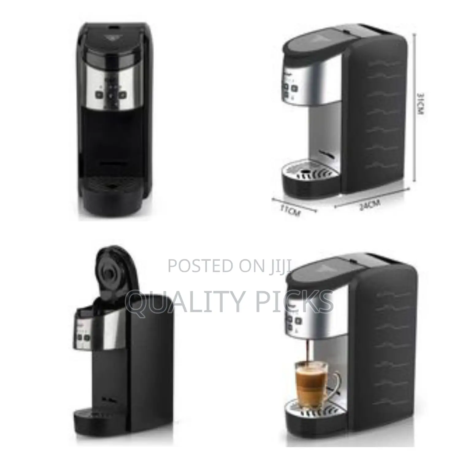 Raf 1.3l Capsule Coffee Maker Brewer Coffee Machine