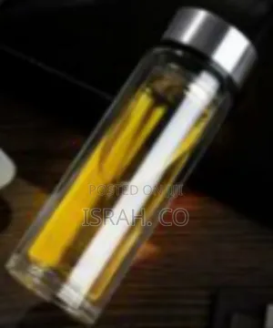 Premium Double Wall Glass Tea Infuser Bottle