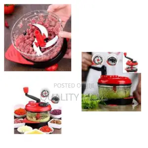 1.5l Manual Food Processor Meat Grinder Vegetable Chopper