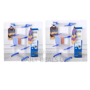 Three-Layer Foldable Clothes Drying Rack