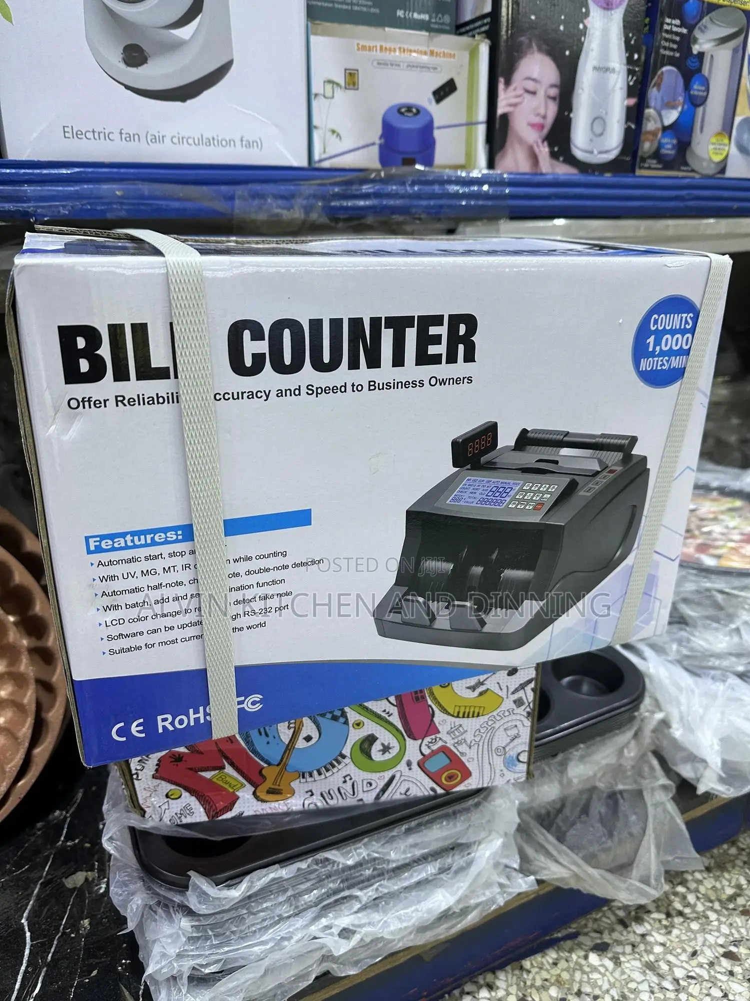 Bill Counter With Fake Money Detector