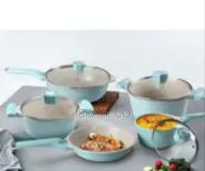 Premium Non-Stick Ceramic Cookware Set With Tempered Glass Lids