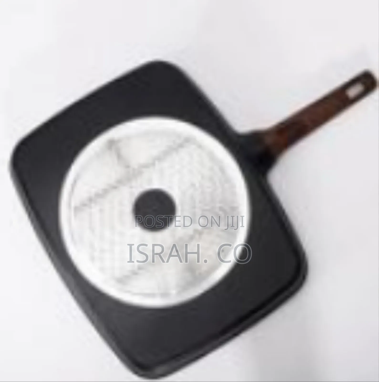 Multi-Sectional Non-Stick Breakfast Pan With Wood-Grain Handle