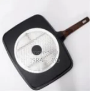 Multi-Sectional Non-Stick Breakfast Pan With Wood-Grain Handle