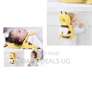 Baby Head Protector Backpack in a Bee Design