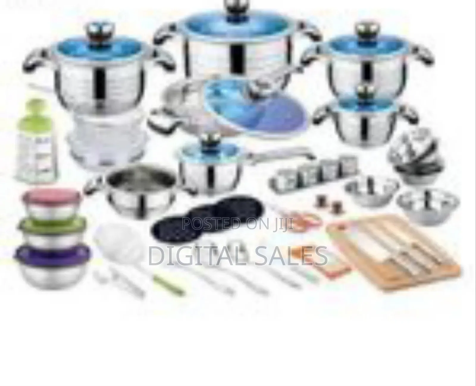 Premium Multi-Piece Stainless Steel Cookware and Kitchen Essential