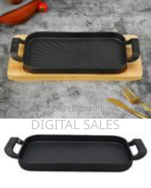 Professional Cast Iron Sizzling Grill Pan