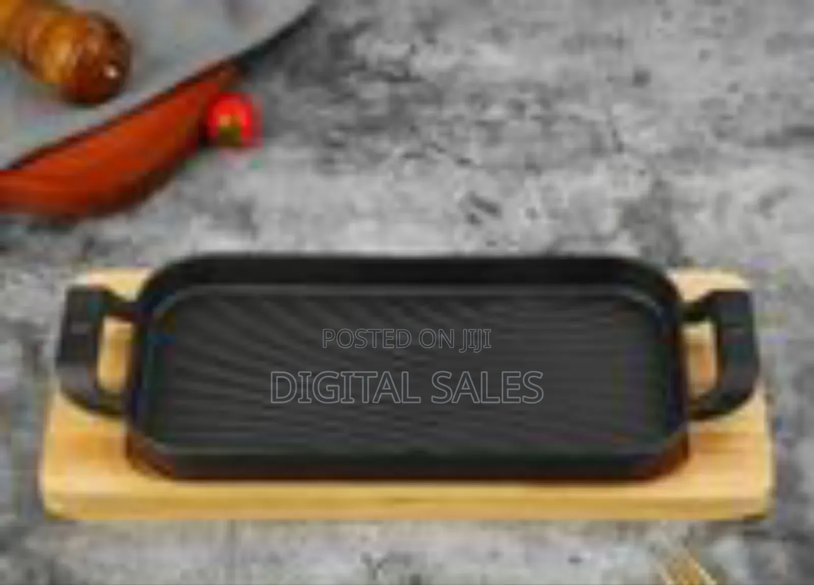 Professional Cast Iron Sizzling Grill Pan
