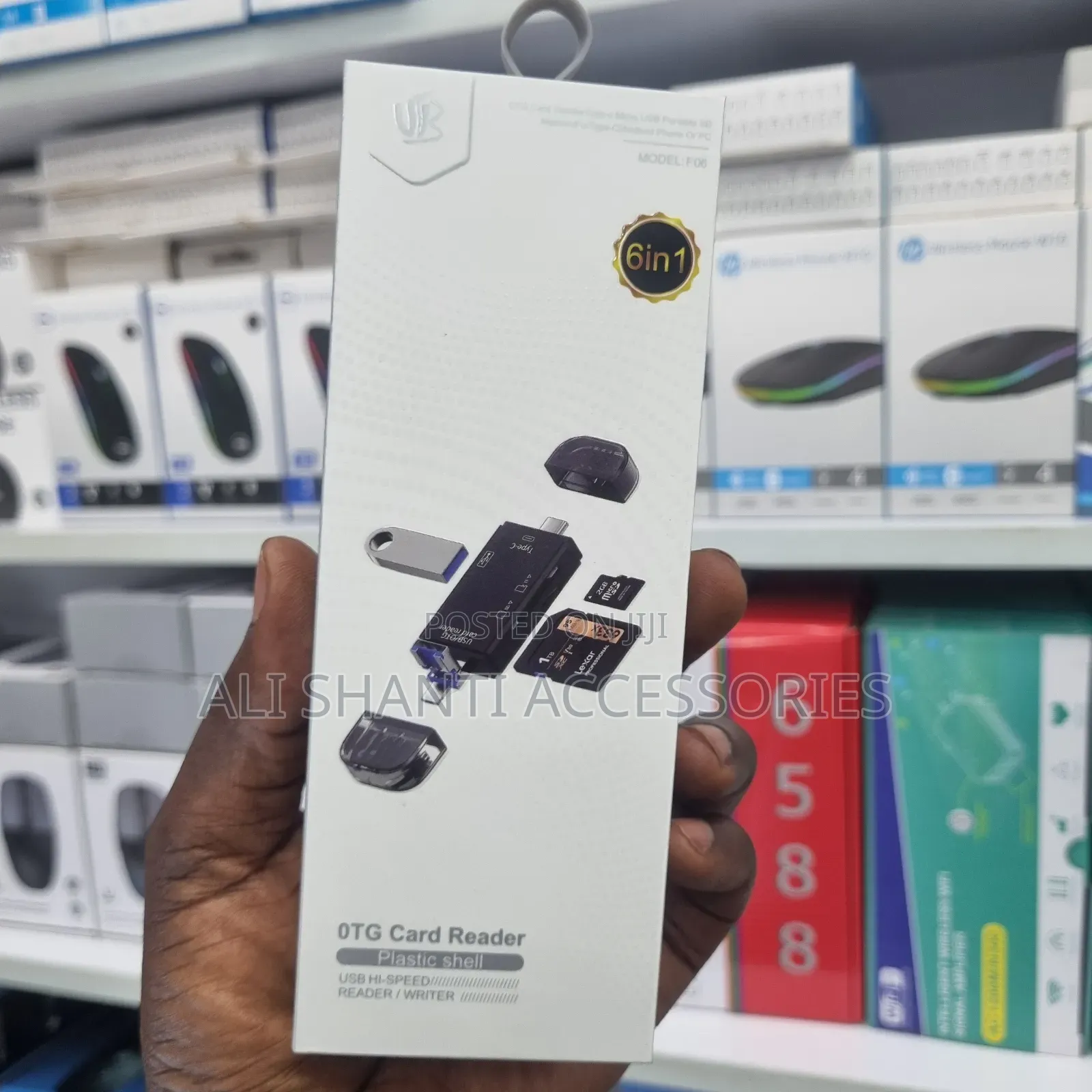 6 in 1 Otg Card Reader
