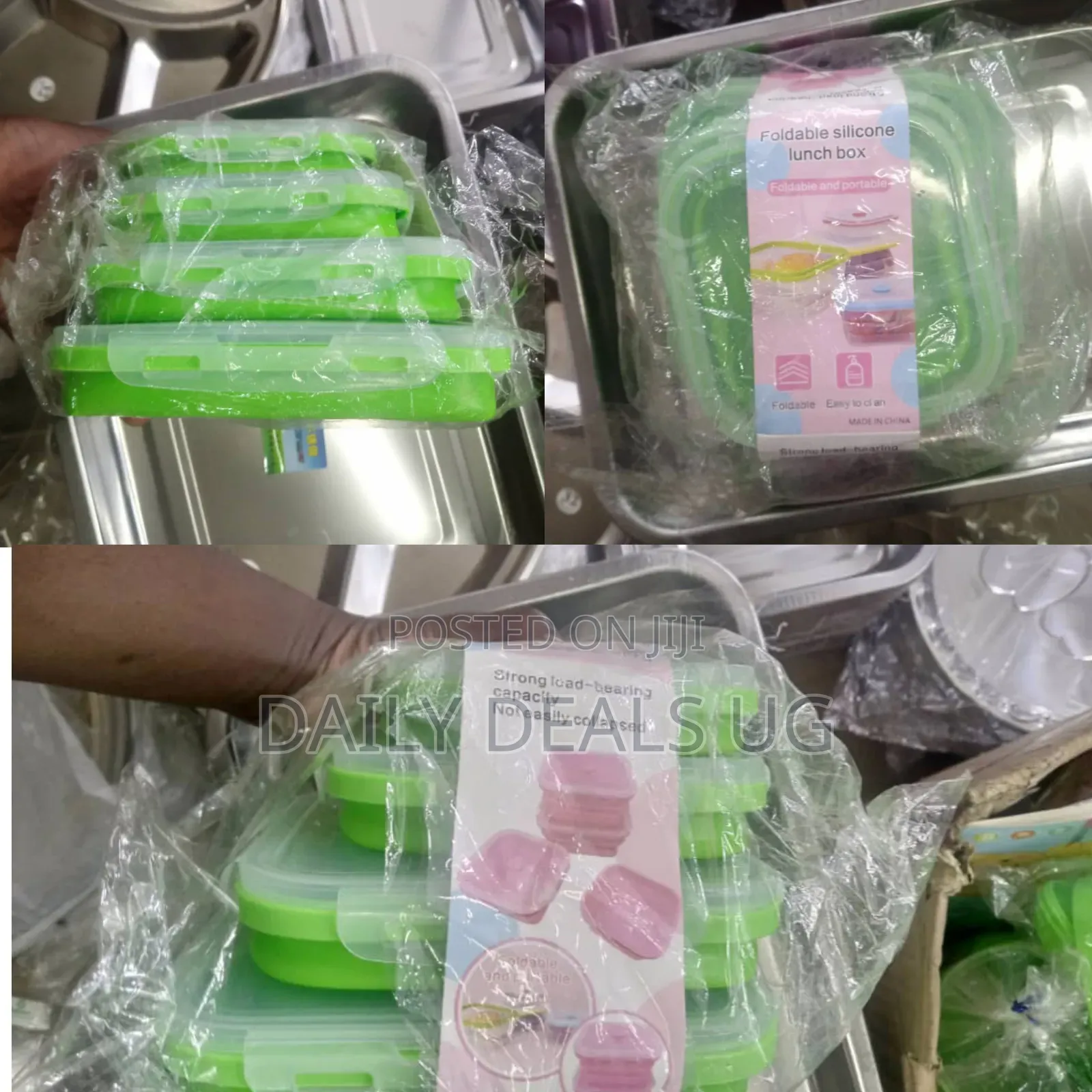 Foldable Silicone Food Storage Containers