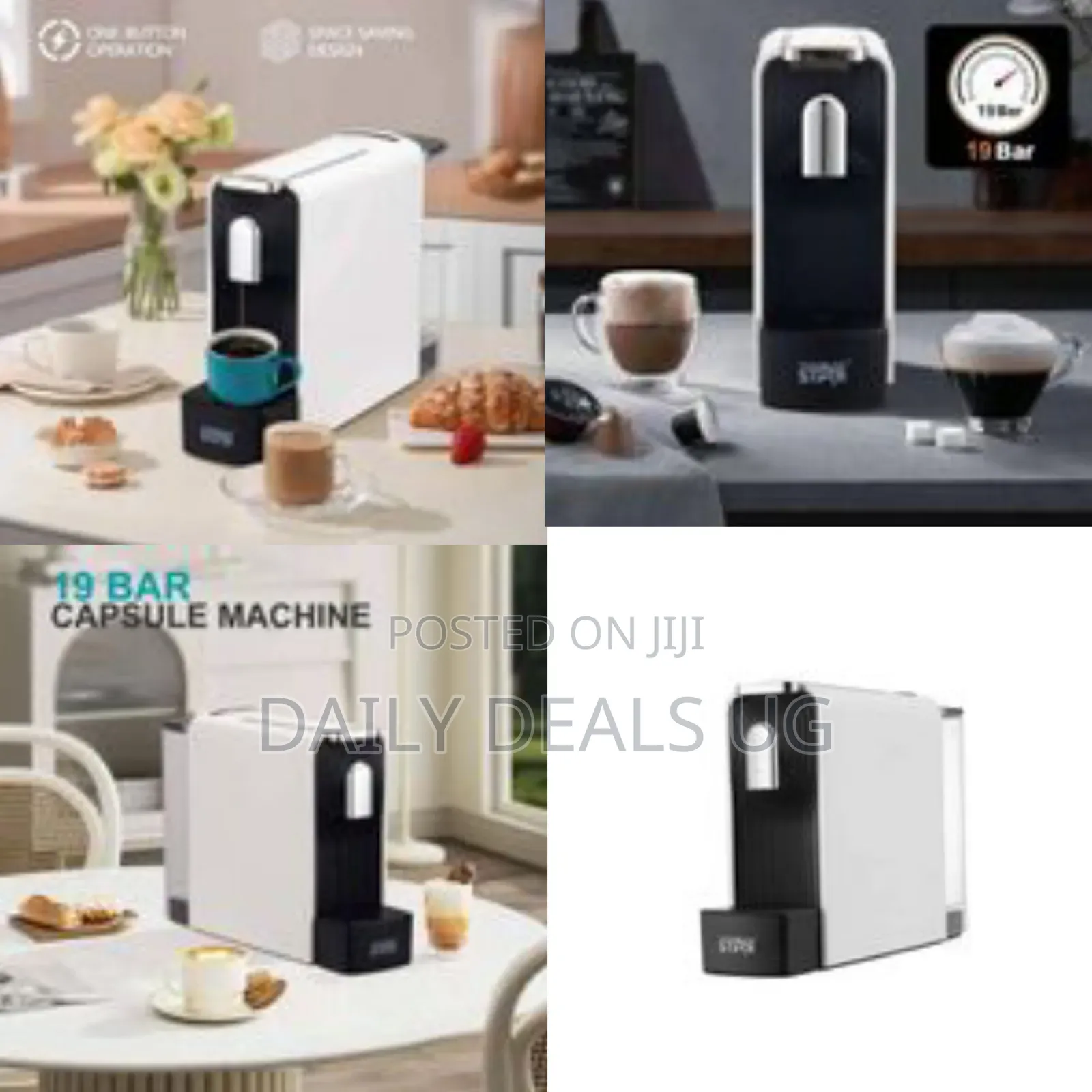 Winningstar Modern Compact Capsule Espresso Machine - Multicolor