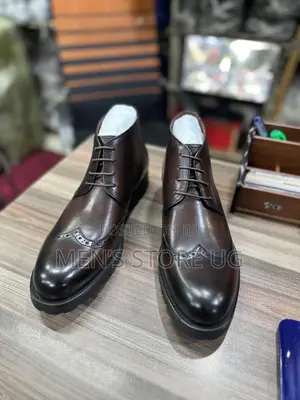 Men’S Premium Classic Leather Franco Banetti Oxford Boots