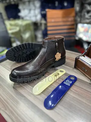 Men’S Classic Premium Authentic Leather Casual Gentle Boots