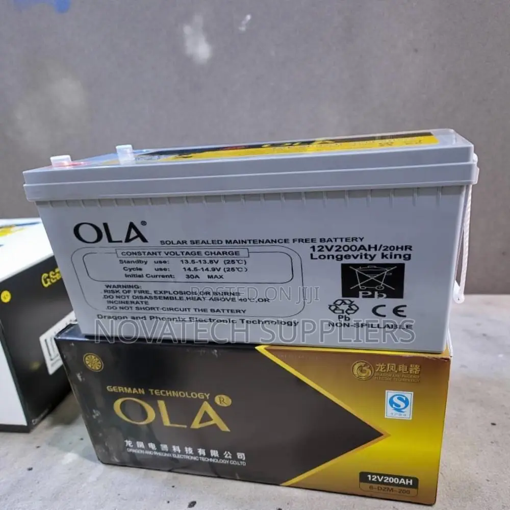 200ah Ola German Tech Energy Battery  Nova