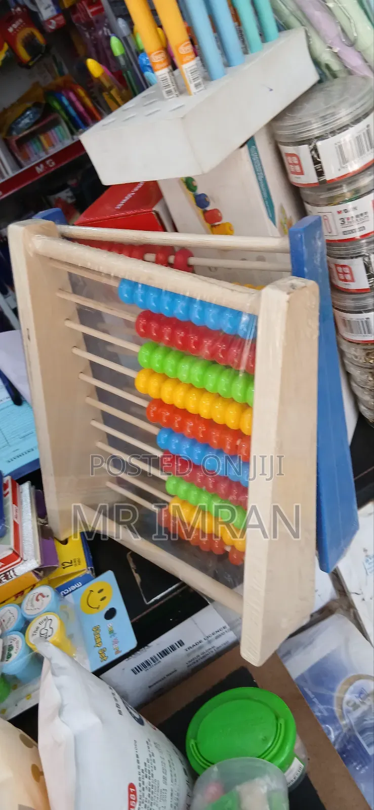Educational Wooden Rainbow Abacus for Children Counting