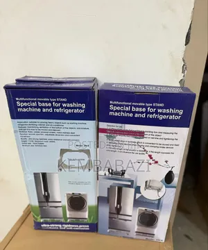 Adjustable Refrigerator and Washing Machine Movable Stand