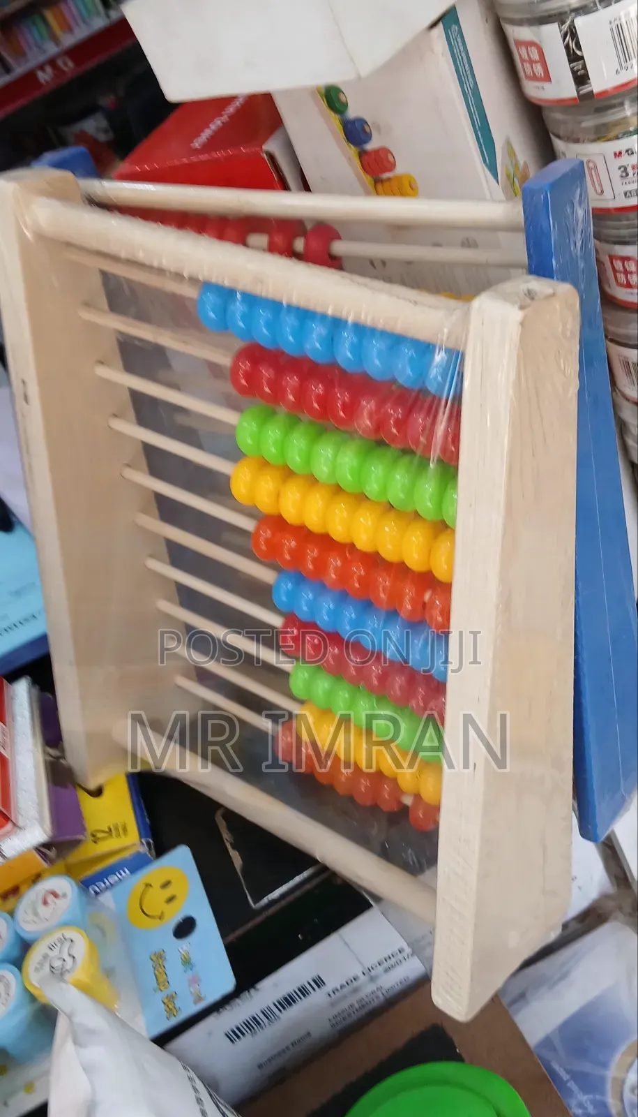 Sealive Classic Wooden Abacus for Children's Mathematics Learning.