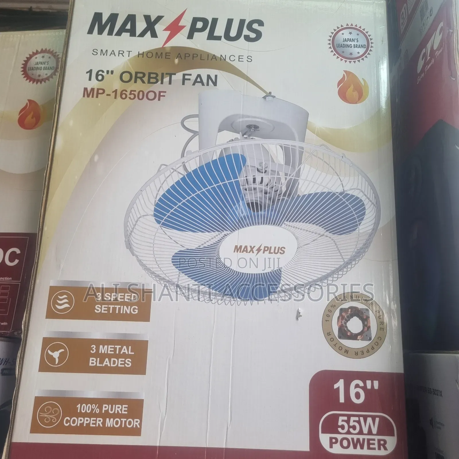 Ceiling Fan Max Plus Orbit