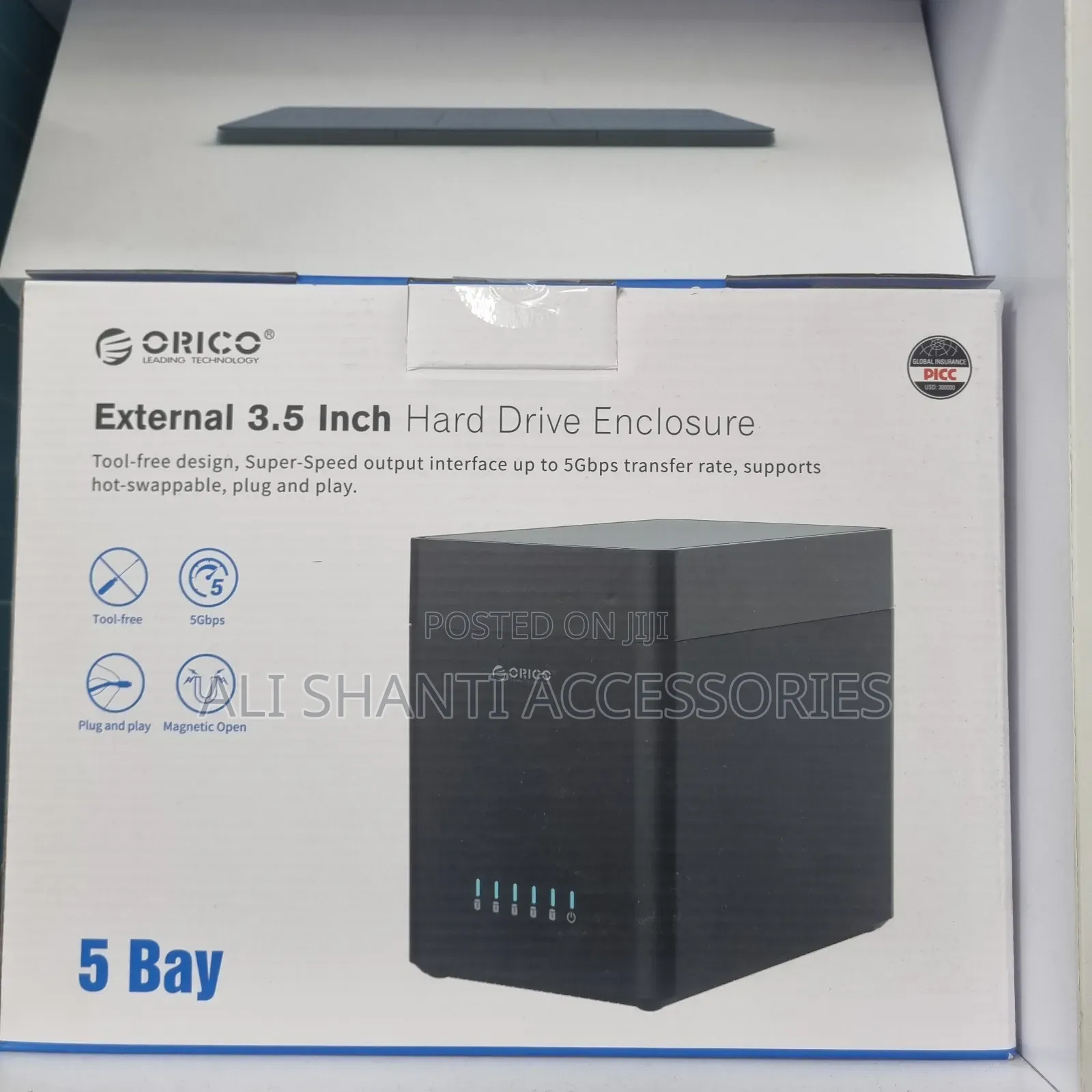 Orico 5 Bay Hard Disk External Enclosure 3.5