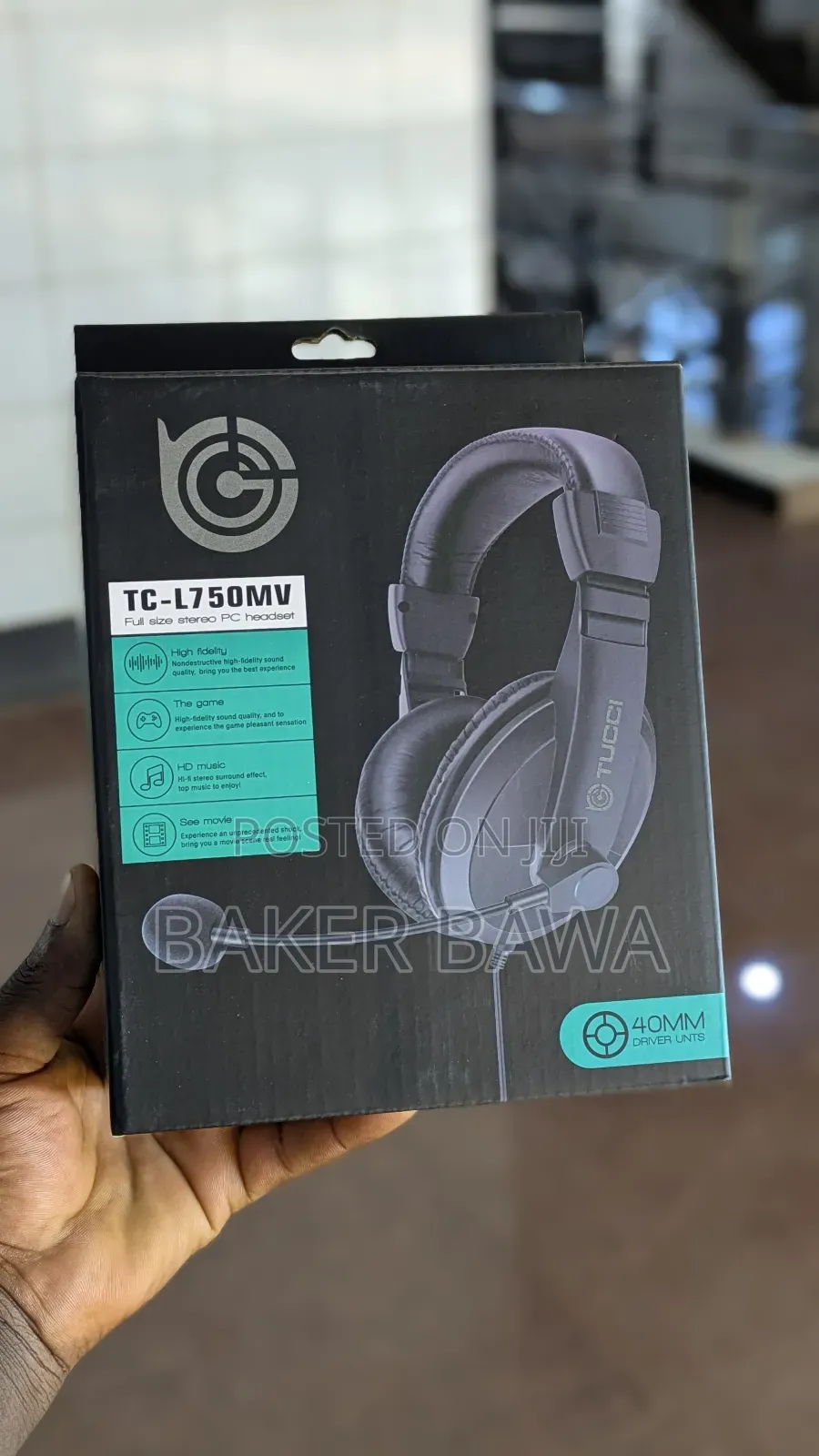 Tucci Tc-L750mv Stereo Pc Gaming Headset.