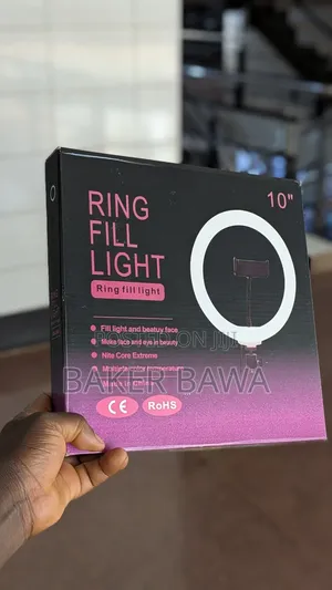 A Nite Core Extreme 10-Inch Led Ring Fill Light.