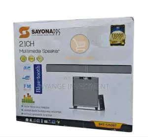 Sayona Soundbar With Powerful Bass Speaker