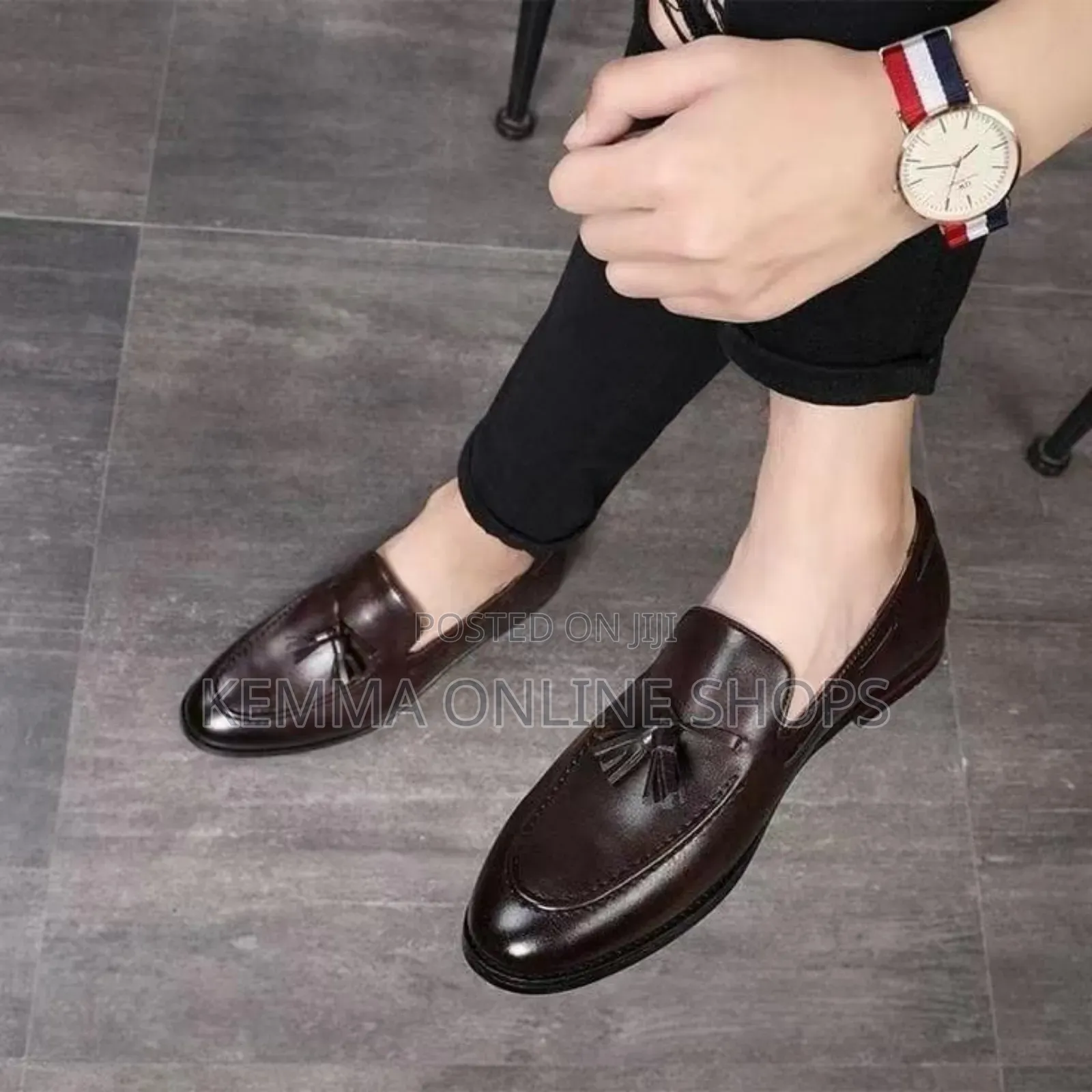 Leather Gentle Shoes, Loafer Oxfords