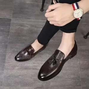 Leather Gentle Shoes, Loafer Oxfords
